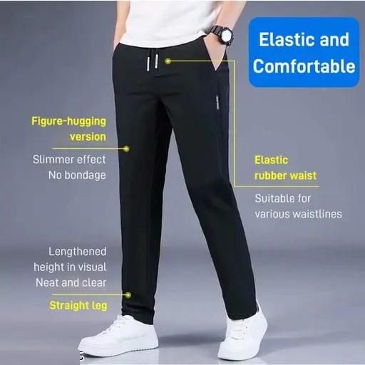 [Pack of 2] Combo of Men's NS Lycra Track Pants