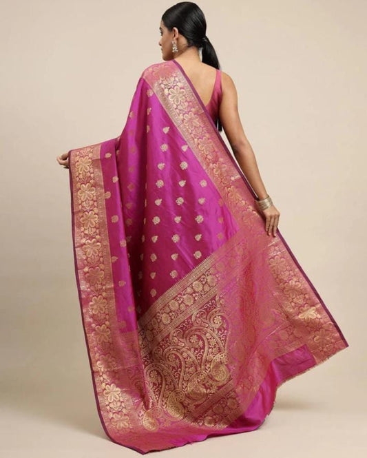 Embracing Opulence: A Personal Journey with Beautiful Wovens Floral Jacquard Print Sarees in Banarasi Silk