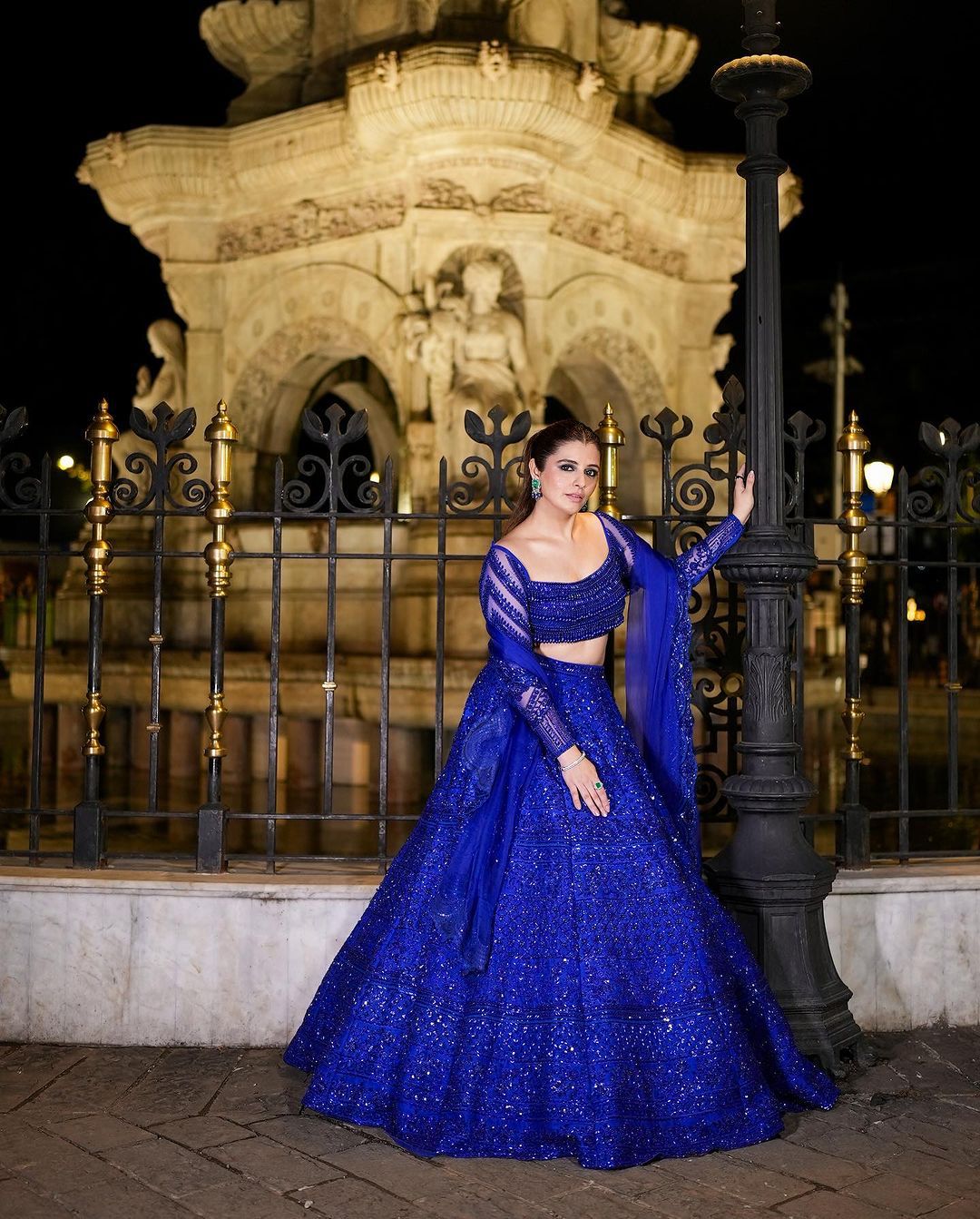 Indulge in Elegance: Explore Lunch Heavy Boutique's Stunning Blue Lehenga Choli Collection