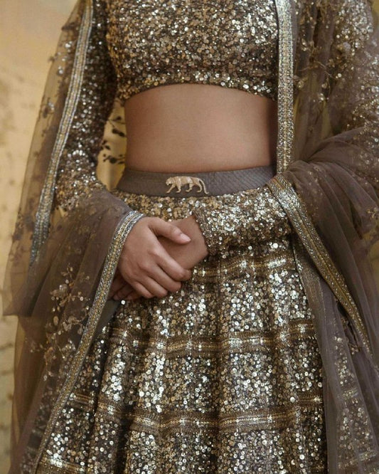 *Presenting You Most Beautiful Most Trending Sabyasachi Lehenga Collection*